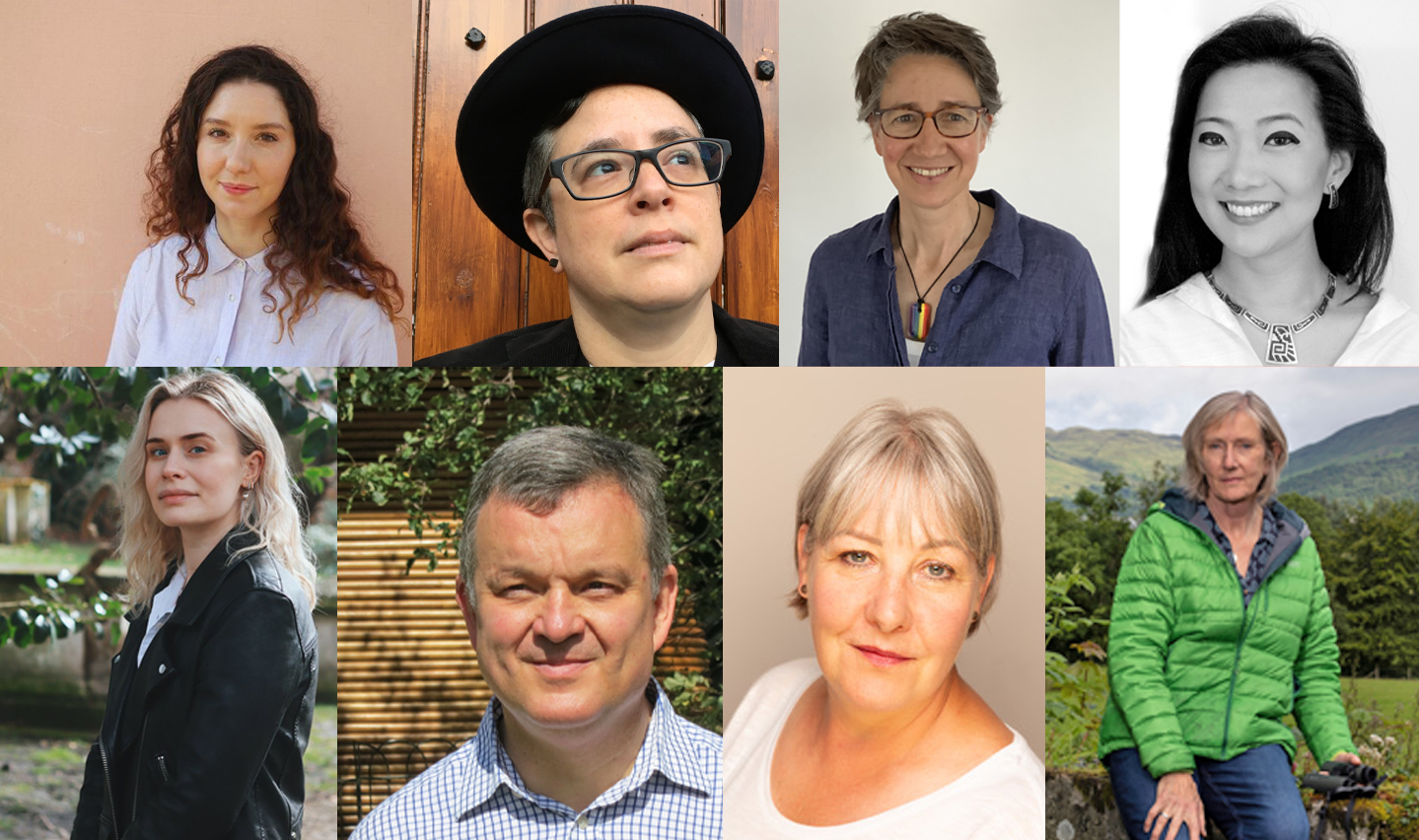 Collage of authors headshots, as listed below.